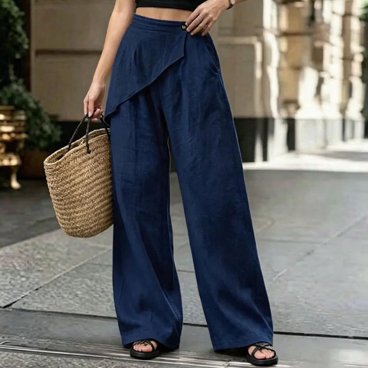 Chloe Wrap Wide Leg Trousers