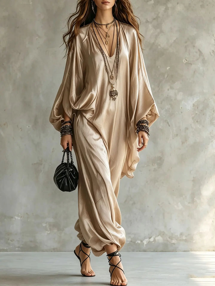 Sofie Satin Wide Leg Jumpsuit