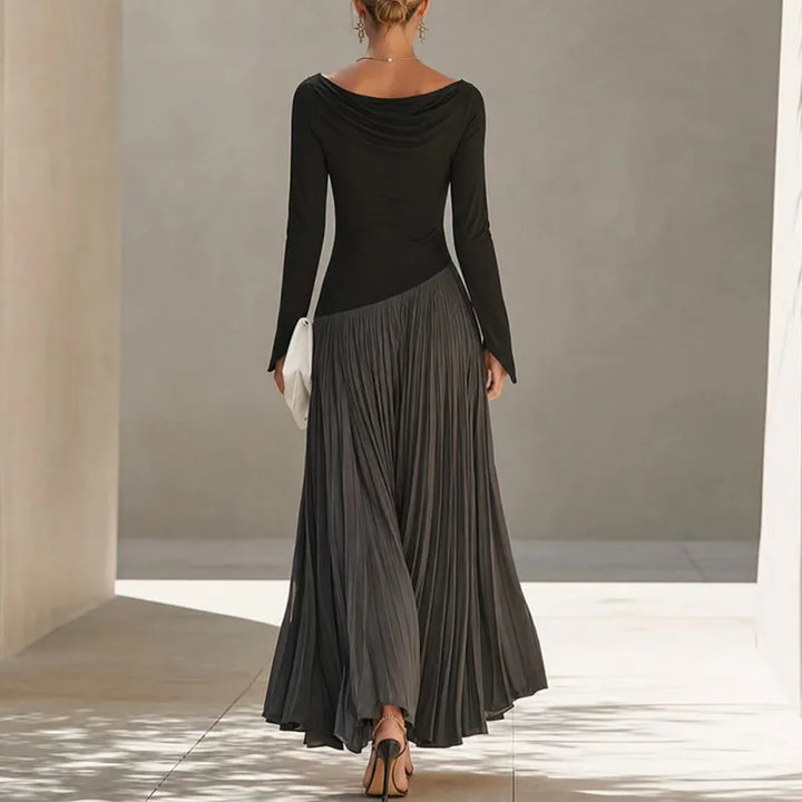 Lucia Flowing Draped Maxi Dress