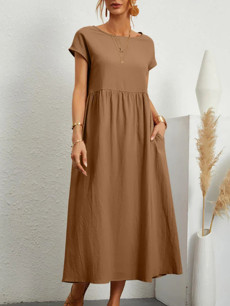 Solene Relaxed Pocket Maxi Dress