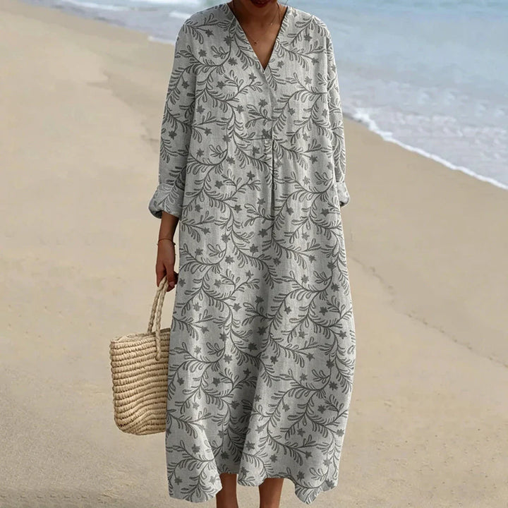Elisia Boho Print Maxi Dress
