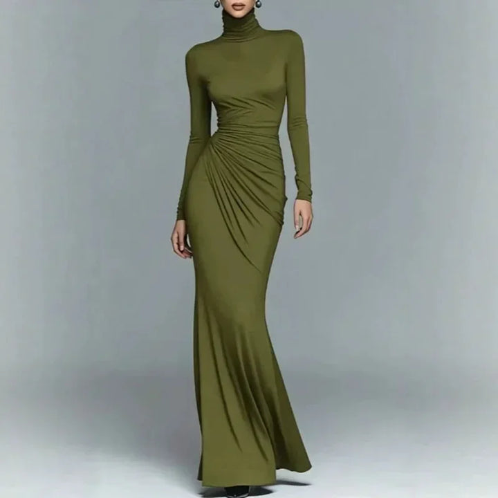 Adriana Turtleneck Maxi Dress