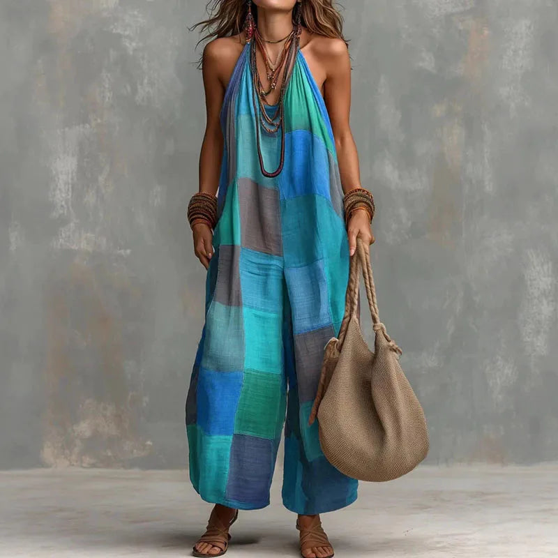 Solana Boho Wide Leg Jumpsuit