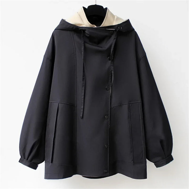 Calliope Contrast Collar Trench