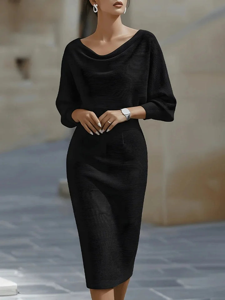 Freya Cowl Neck Midi Dress