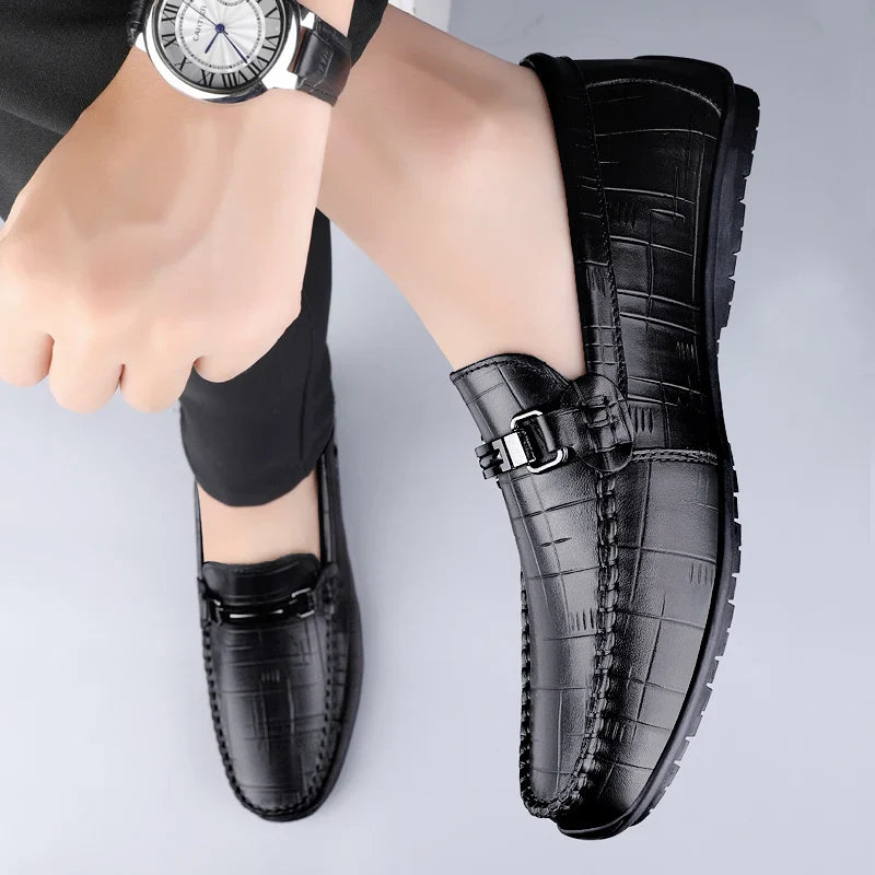Logan Leather Dress Loafers