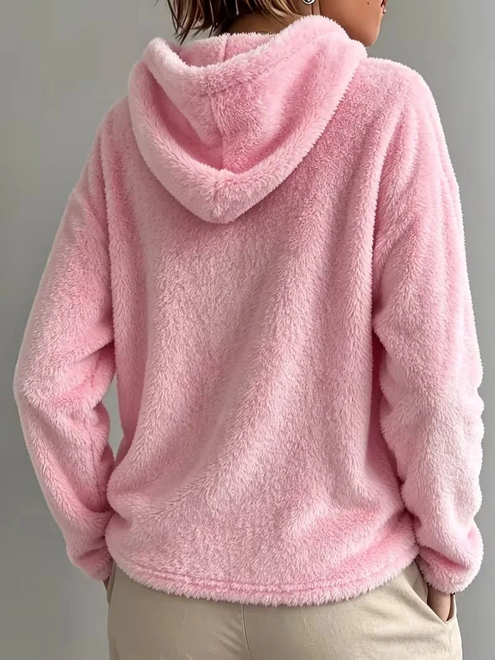 Marigold Fuzzy Fleece Hoodie