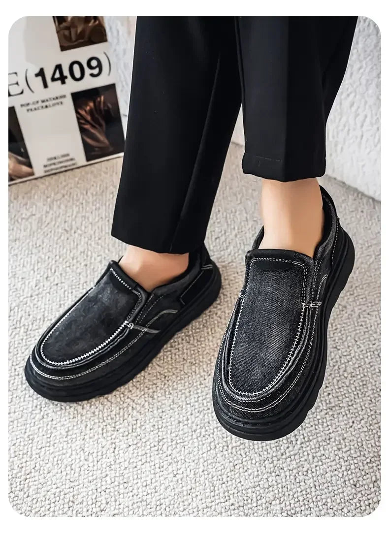 Wyatt Orthopedic Canvas Slip-On Loafers