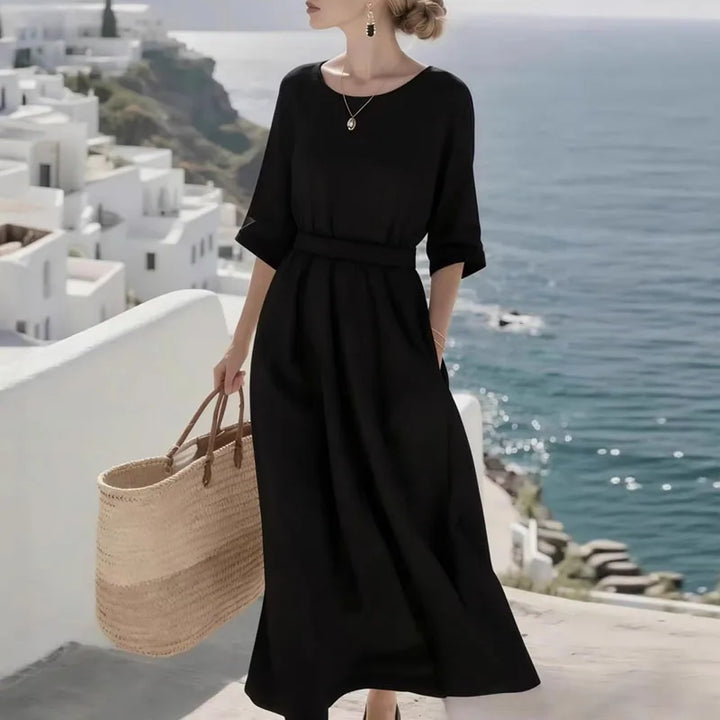 Jamie Contrast Trim Maxi Dress