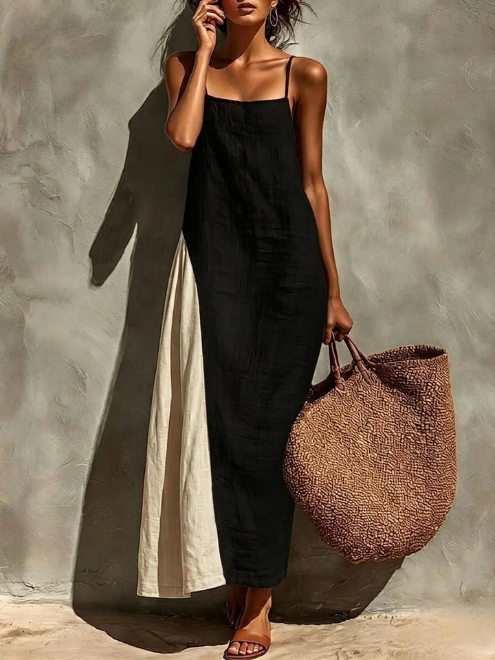 Lillian Relaxed Linen Maxi Dress