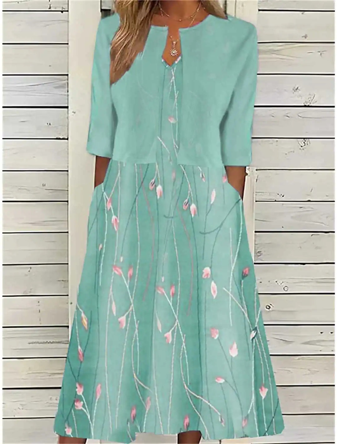 Angelina Floral Midi Dress