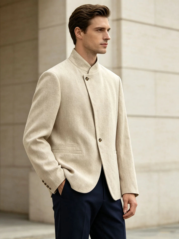 Alistair Mandarin Collar Blazer