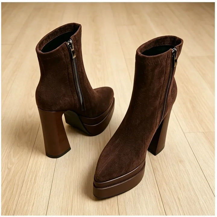 Solenne Platform Ankle Boot