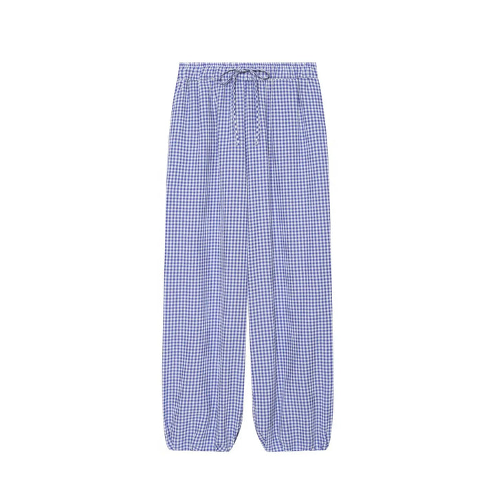 Grace Plaid Lantern Trousers