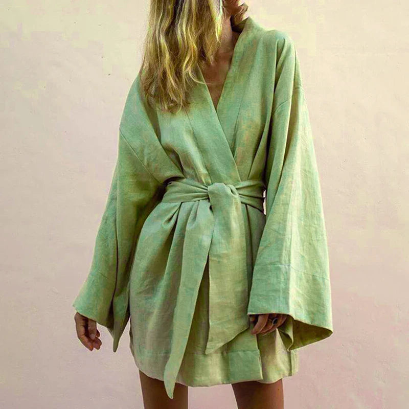Mia Kimono Mini Dress
