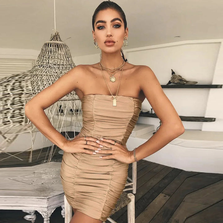 Elizabeth Strapless Bodycon Mini Dress