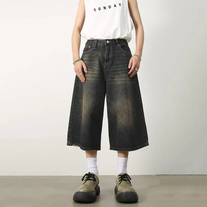 Hailey Vintage Baggy Denim Shorts