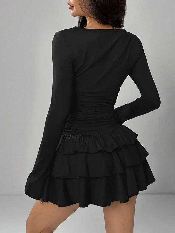 Marisette Ruched Waist Mini Dress