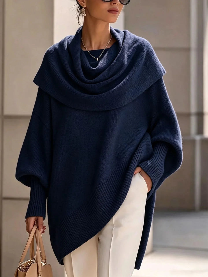 Liora Scarf Collar Poncho