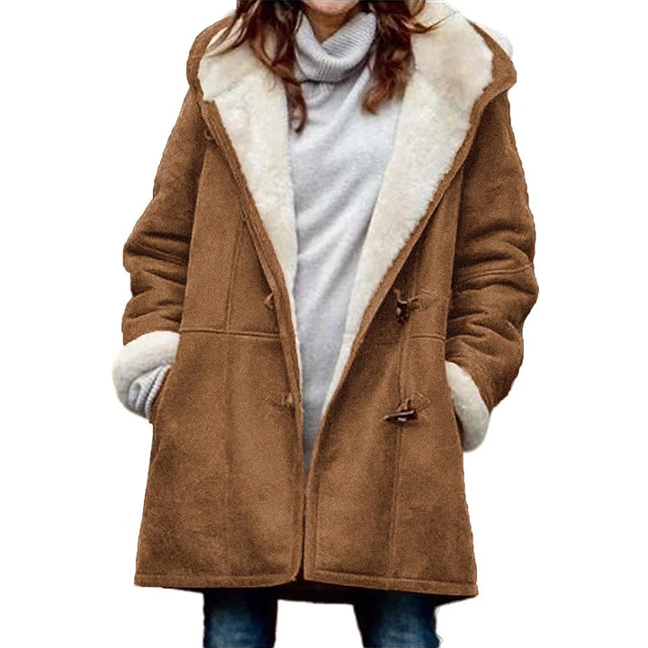 Wynter Toggle Duffle Shearling Coat
