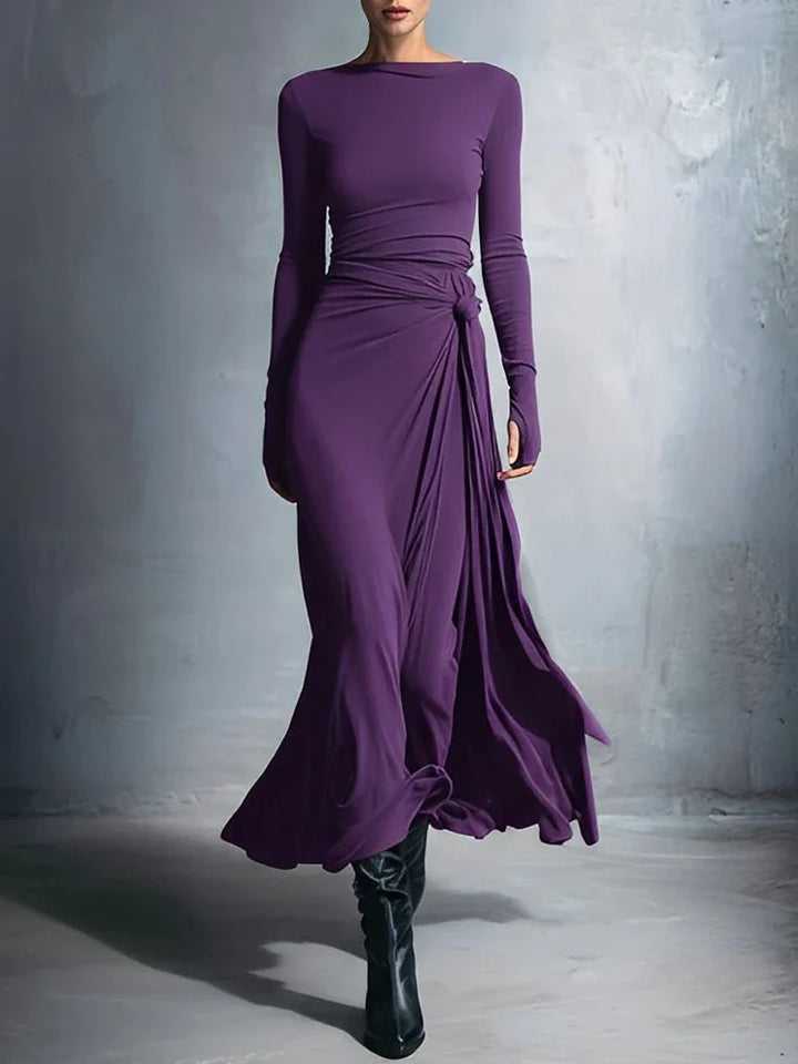 Sabrielle Twisted Waist Maxi Dress