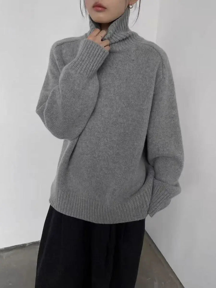 Ingrid Turtleneck Wool Sweater