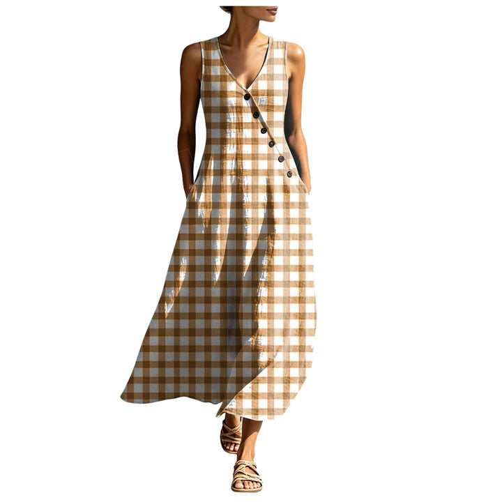 Sophronia Sleeveless Beach Maxi Dress