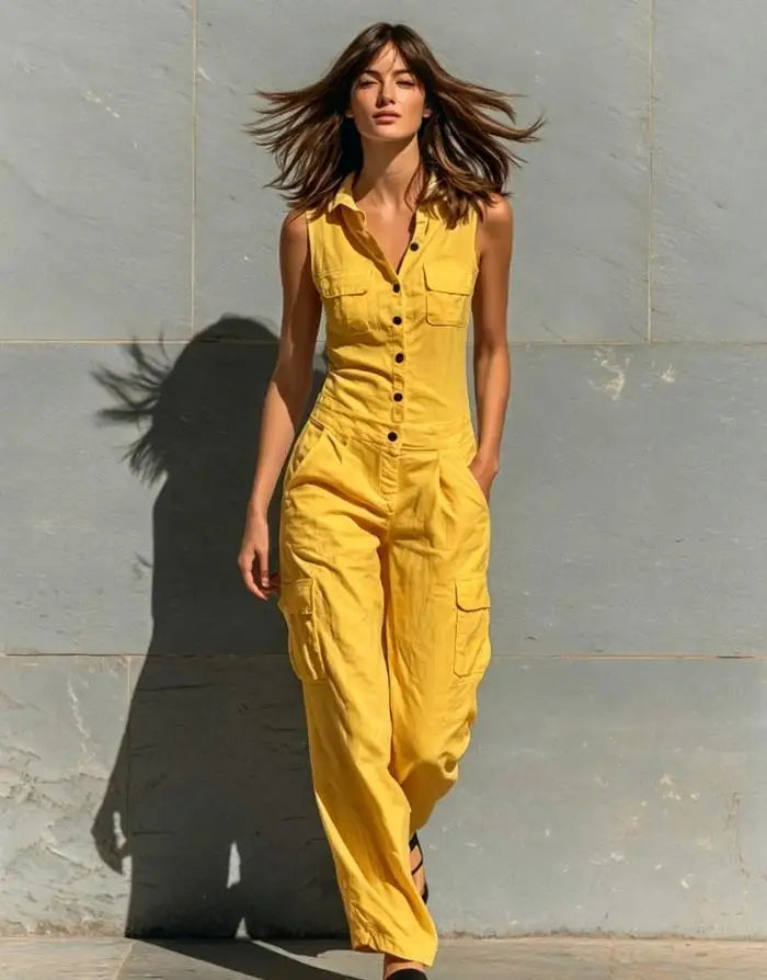 Michaela Casual Pocket Jumpsuit