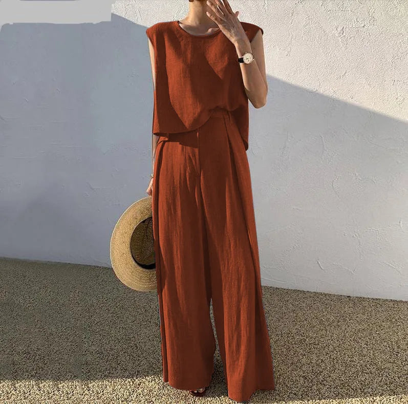 Emilia Chic Relaxed Linen Set