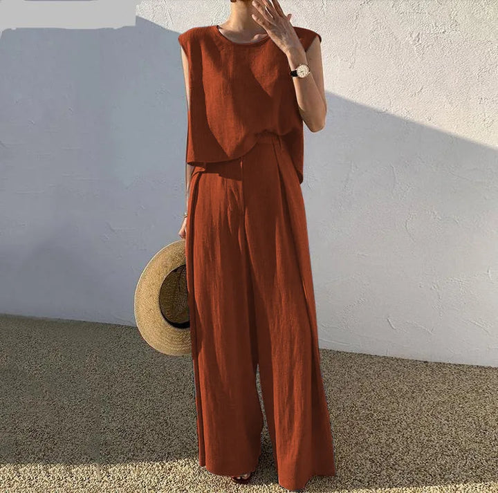 Emilia Chic Relaxed Linen Set