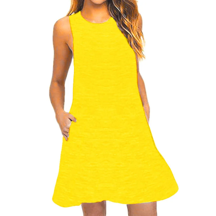 Liliana Sleeveless Swing Mini Dress
