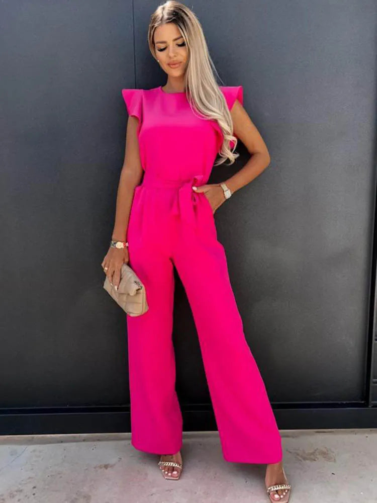 Annie Elegant Wide Leg Jumpsuit