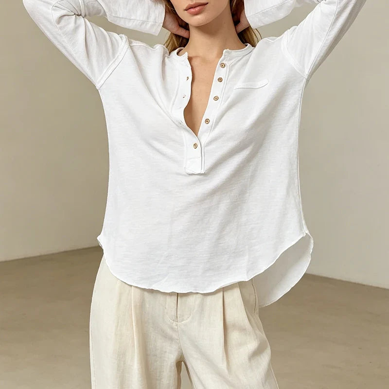 Kennedi Loose Collared Blouse