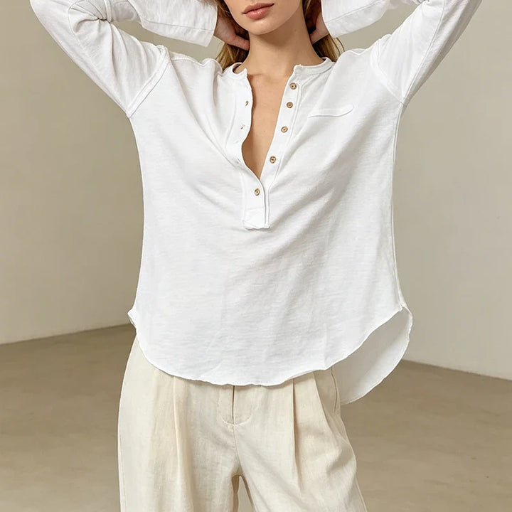 Kennedi Loose Collared Blouse