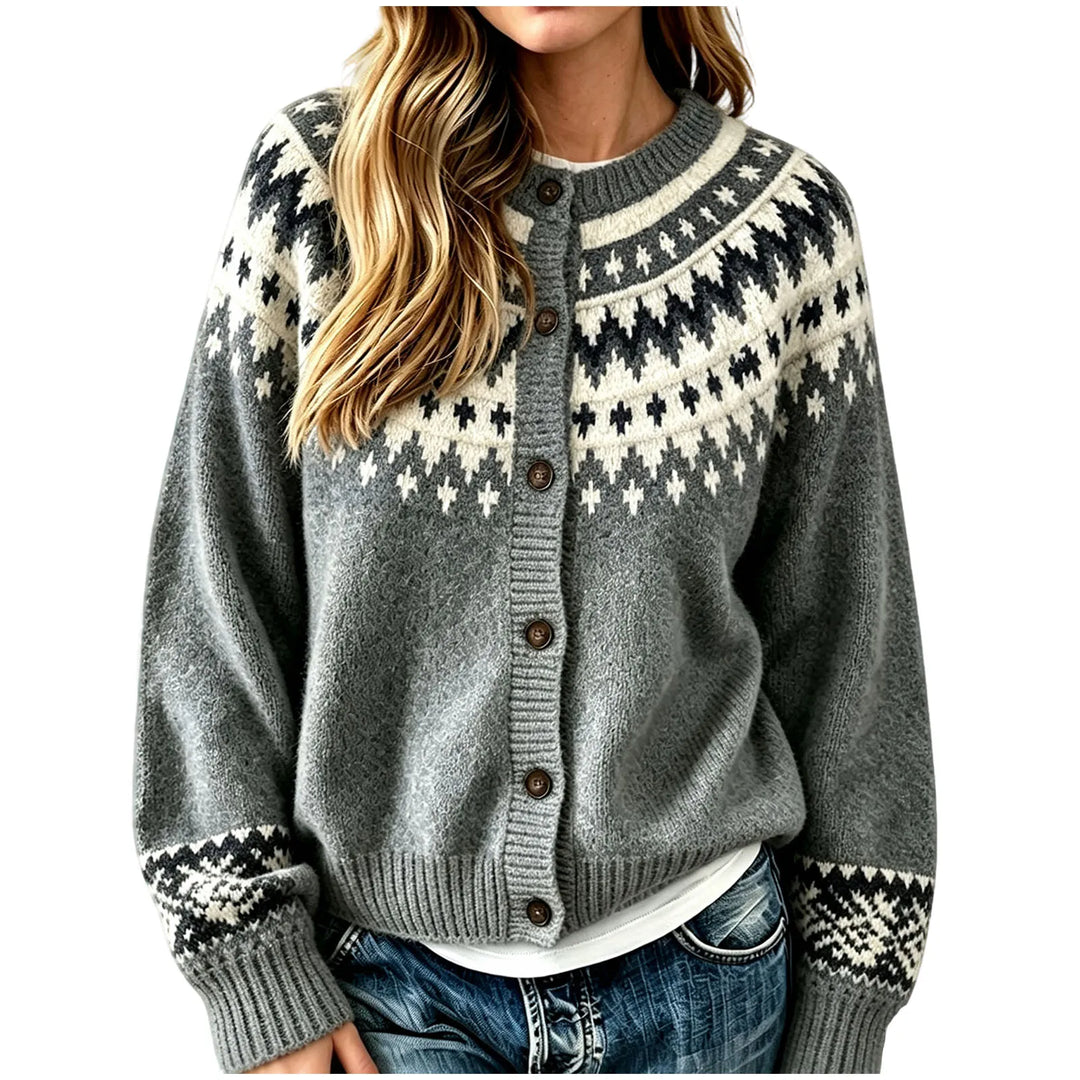 Anneliese Button Front Knit Cardigan