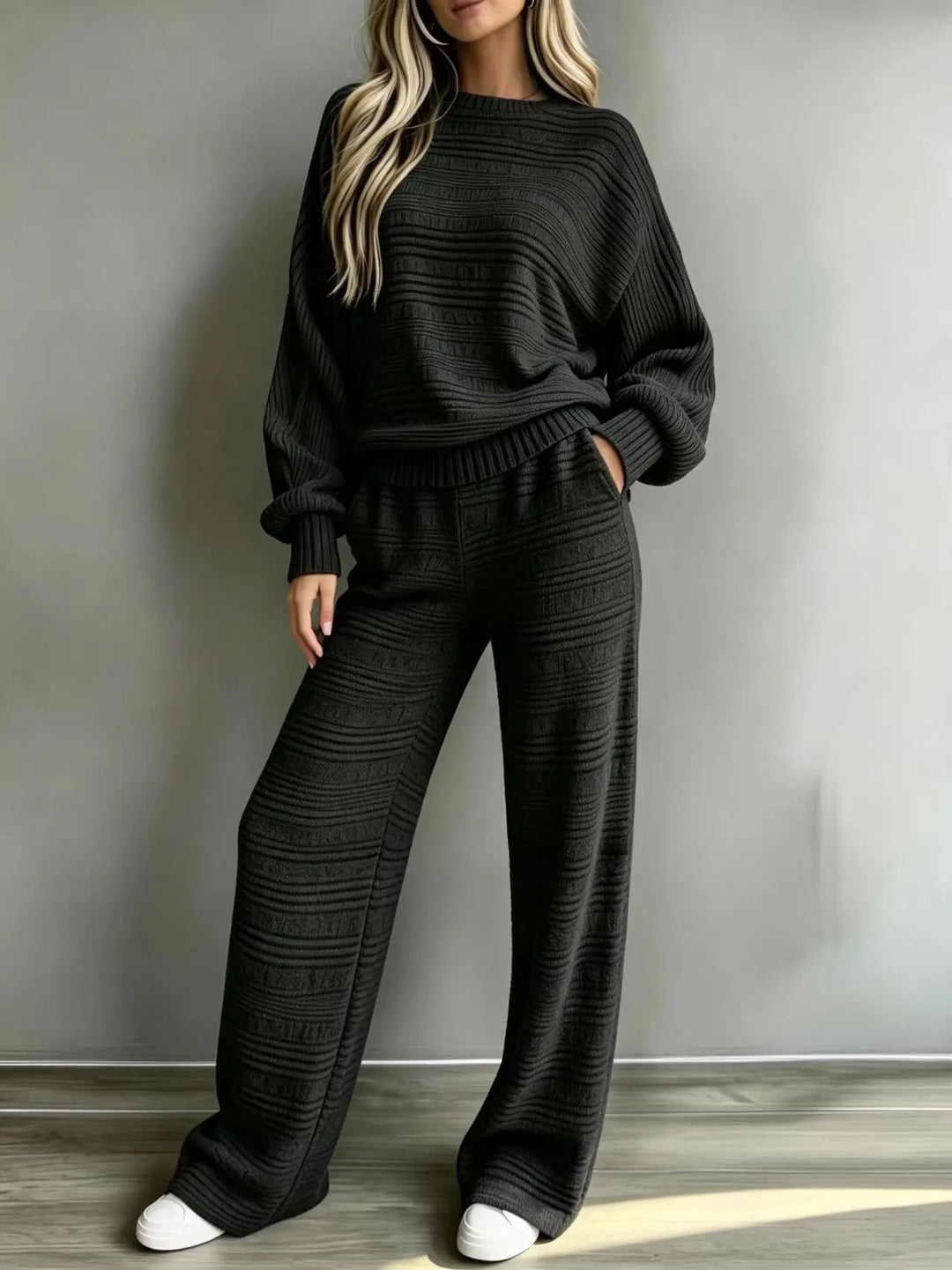 Chaya Cozy Stripe Matching Set