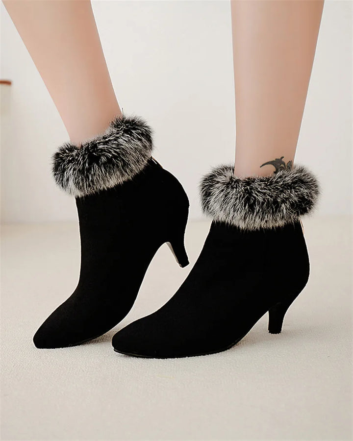 Sorena Fur Ankle Boots