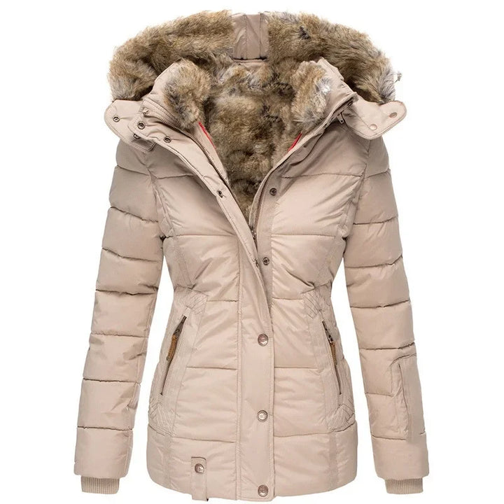 Annabel Detachable Faux Fur Puffer