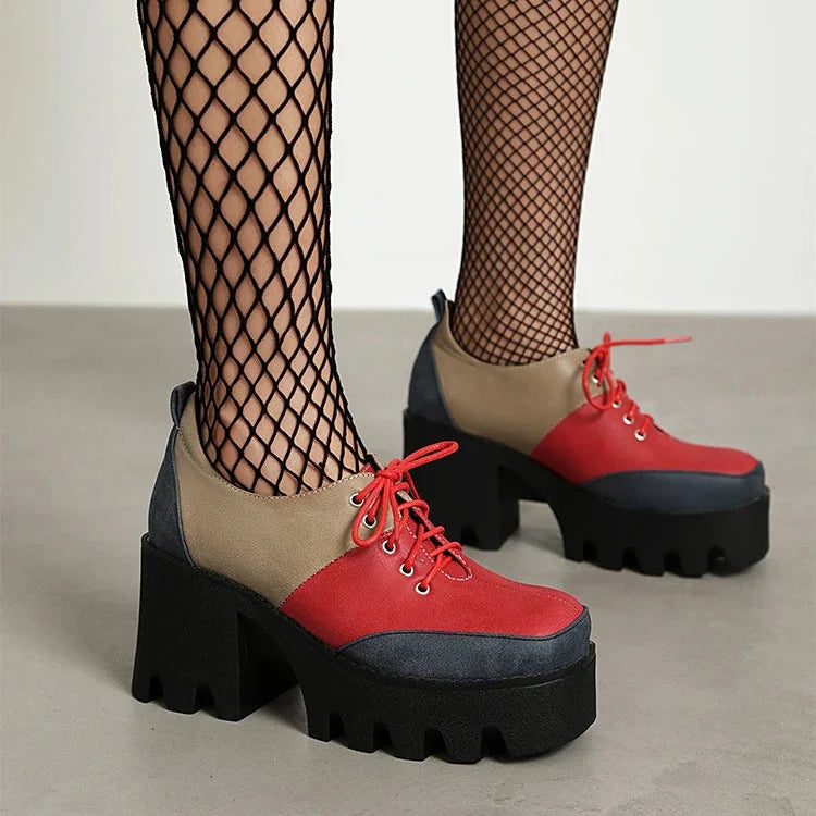 Sylvie Platform Lace-Up Shoe