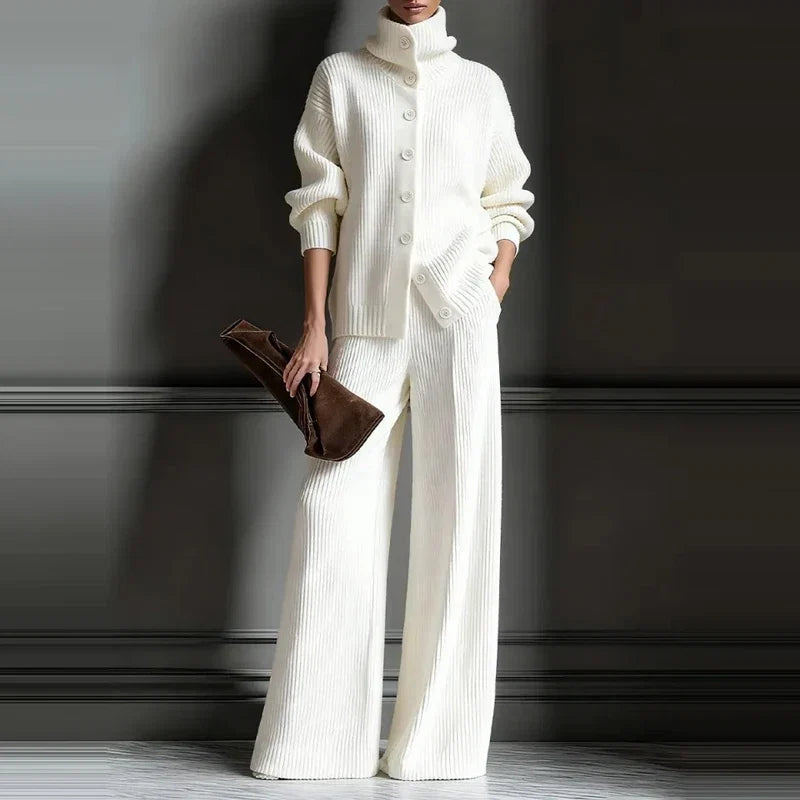 Mia Classic Ribbed Matching Set