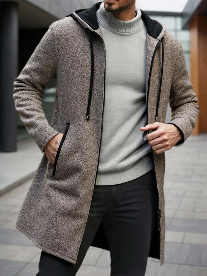 Lachlan Zip Front Fleece Coat