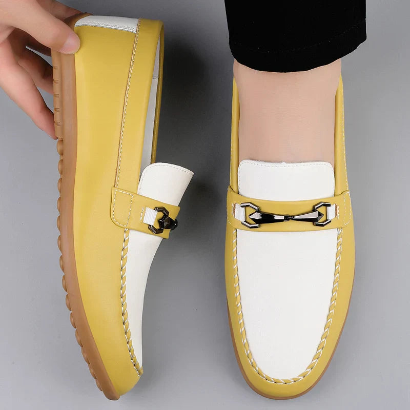 David Color Block Loafers