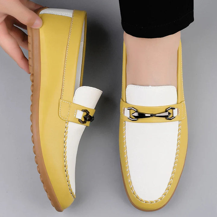 David Color Block Loafers