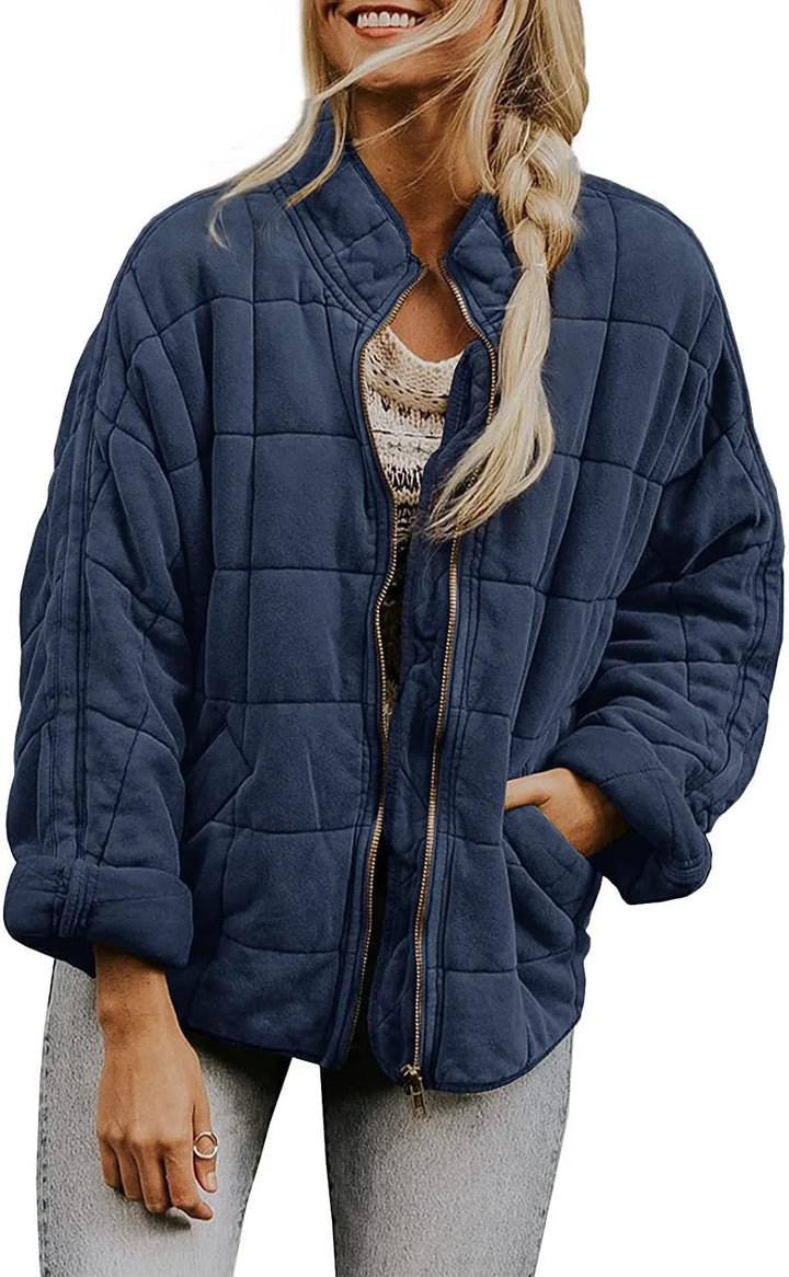 Marchetti Quilted Bomber Jacket