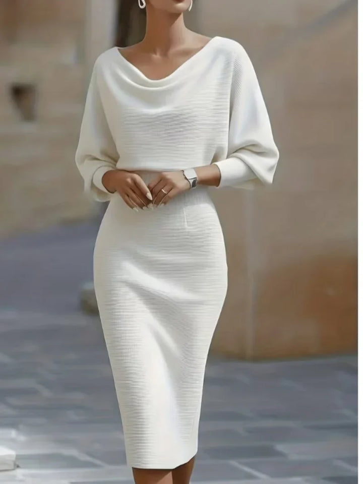 Freya Cowl Neck Midi Dress