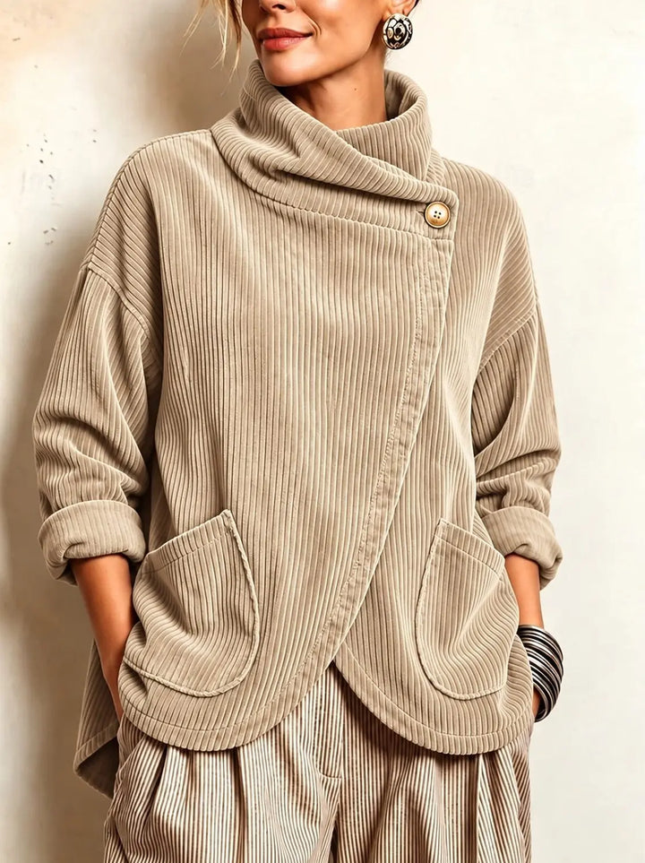 Adriane Wrap Front Jacket