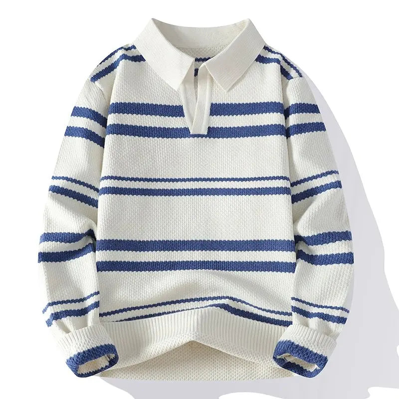 Torvin Split Collar Polo Sweater