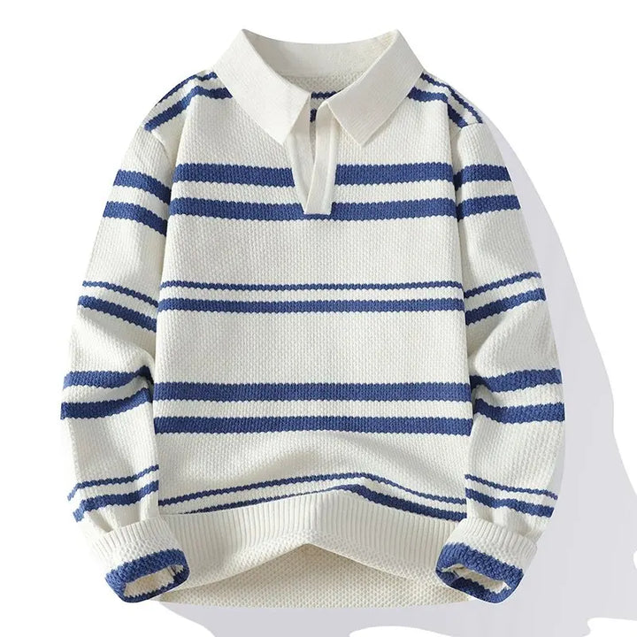 Torvin Split Collar Polo Sweater