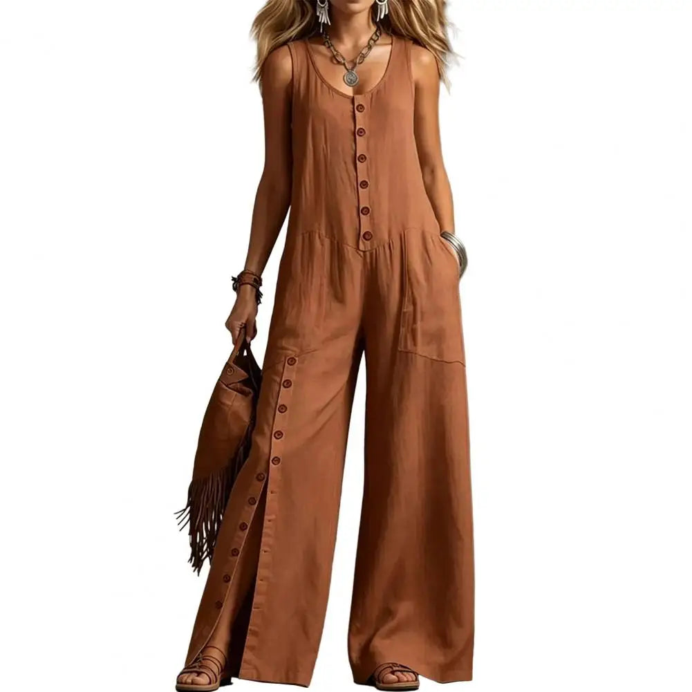 Mireya Relaxed Wide Leg Jumpsuit