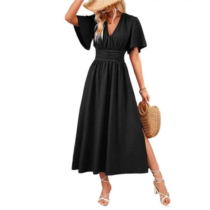 Veronica Short Sleeve Midi Dress